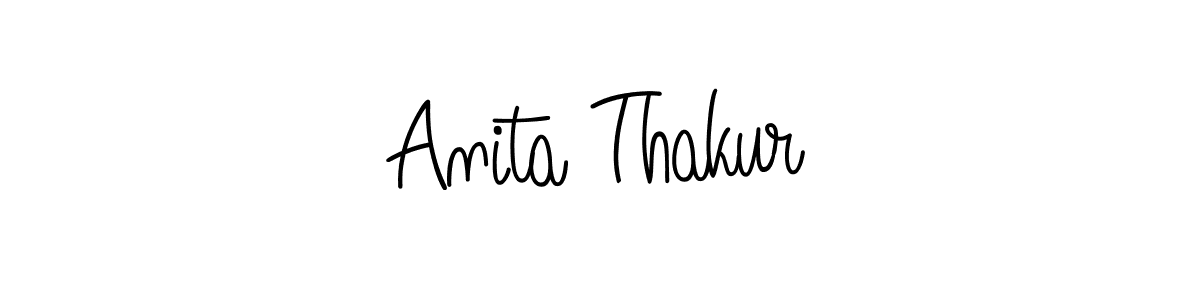 Make a beautiful signature design for name Anita Thakur. Use this online signature maker to create a handwritten signature for free. Anita Thakur signature style 5 images and pictures png