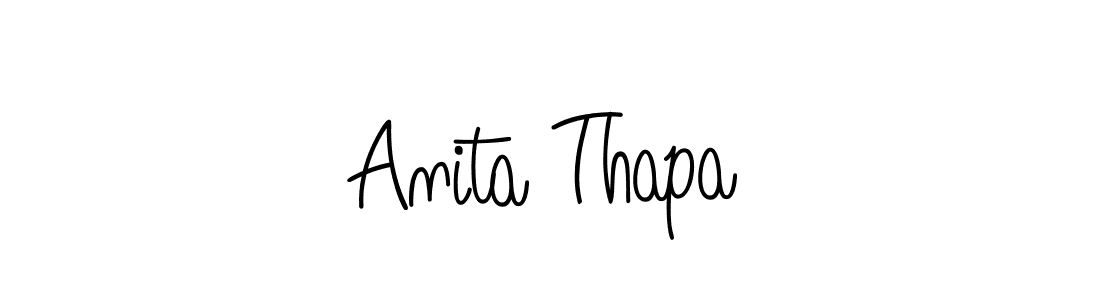 How to Draw Anita Thapa signature style? Angelique-Rose-font-FFP is a latest design signature styles for name Anita Thapa. Anita Thapa signature style 5 images and pictures png