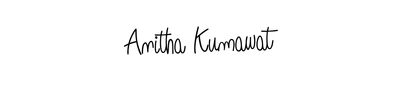 Check out images of Autograph of Anitha Kumawat name. Actor Anitha Kumawat Signature Style. Angelique-Rose-font-FFP is a professional sign style online. Anitha Kumawat signature style 5 images and pictures png