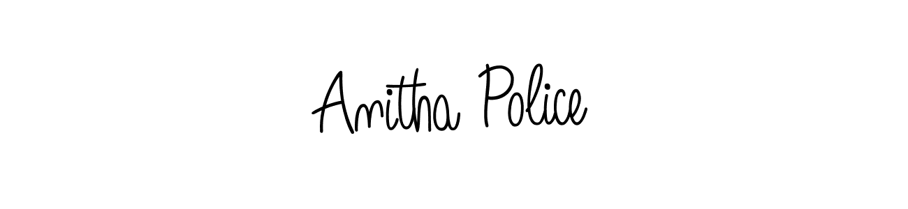 Make a beautiful signature design for name Anitha Police. Use this online signature maker to create a handwritten signature for free. Anitha Police signature style 5 images and pictures png