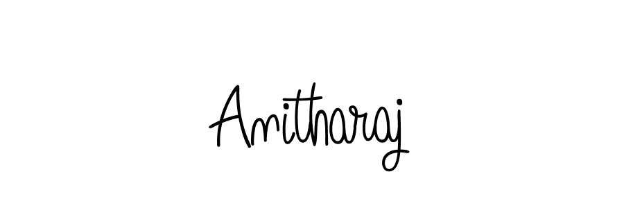 You can use this online signature creator to create a handwritten signature for the name Anitharaj. This is the best online autograph maker. Anitharaj signature style 5 images and pictures png