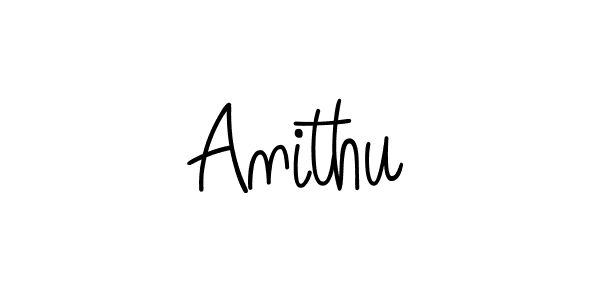 The best way (Angelique-Rose-font-FFP) to make a short signature is to pick only two or three words in your name. The name Anithu include a total of six letters. For converting this name. Anithu signature style 5 images and pictures png