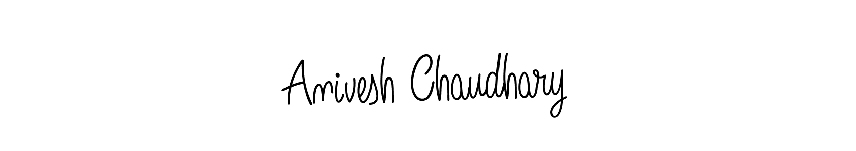 Make a beautiful signature design for name Anivesh Chaudhary. Use this online signature maker to create a handwritten signature for free. Anivesh Chaudhary signature style 5 images and pictures png