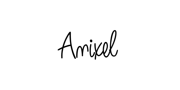 Design your own signature with our free online signature maker. With this signature software, you can create a handwritten (Angelique-Rose-font-FFP) signature for name Anixel. Anixel signature style 5 images and pictures png