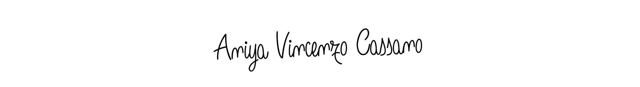 How to Draw Aniya Vincenzo Cassano signature style? Angelique-Rose-font-FFP is a latest design signature styles for name Aniya Vincenzo Cassano. Aniya Vincenzo Cassano signature style 5 images and pictures png