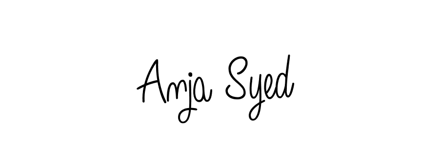 Create a beautiful signature design for name Anja Syed. With this signature (Angelique-Rose-font-FFP) fonts, you can make a handwritten signature for free. Anja Syed signature style 5 images and pictures png