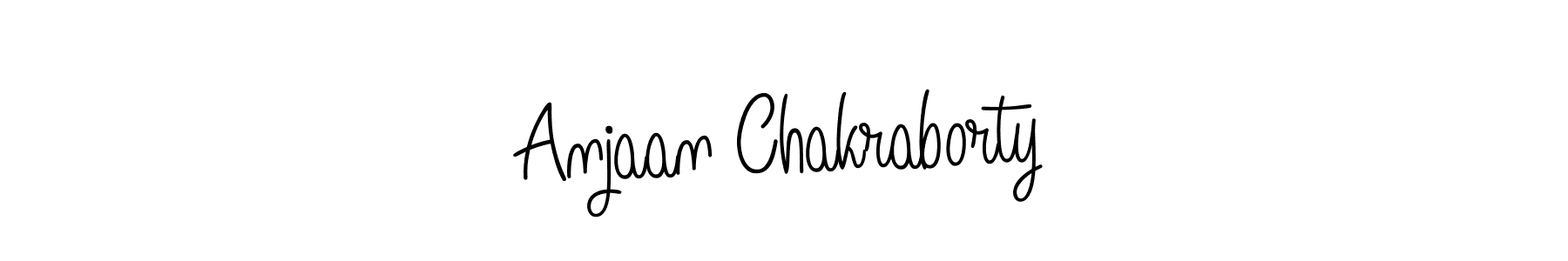 How to make Anjaan Chakraborty name signature. Use Angelique-Rose-font-FFP style for creating short signs online. This is the latest handwritten sign. Anjaan Chakraborty signature style 5 images and pictures png