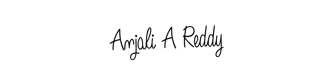 Once you've used our free online signature maker to create your best signature Angelique-Rose-font-FFP style, it's time to enjoy all of the benefits that Anjali A Reddy name signing documents. Anjali A Reddy signature style 5 images and pictures png