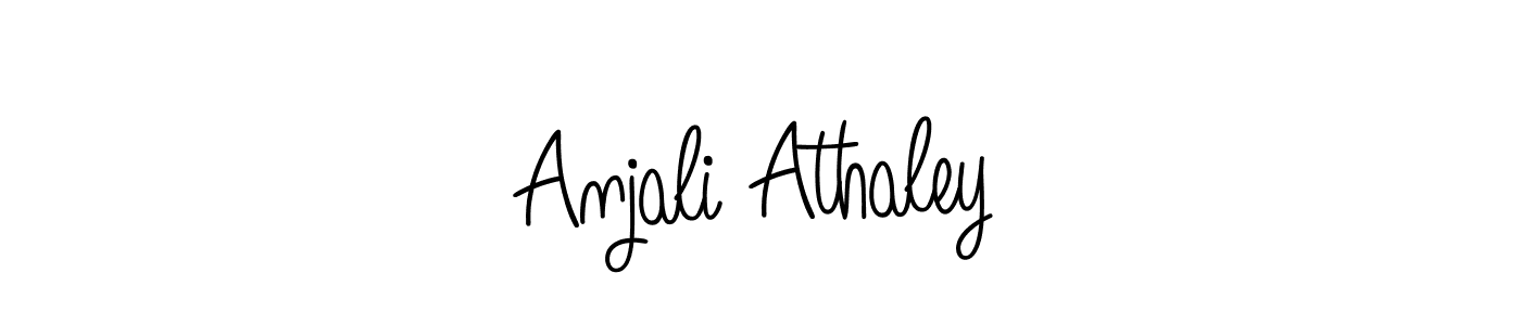 Create a beautiful signature design for name Anjali Athaley. With this signature (Angelique-Rose-font-FFP) fonts, you can make a handwritten signature for free. Anjali Athaley signature style 5 images and pictures png