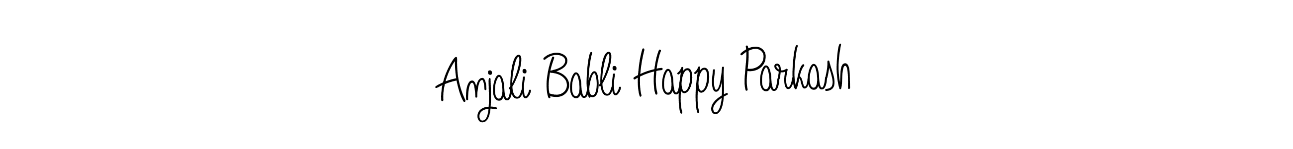 How to Draw Anjali Babli Happy Parkash signature style? Angelique-Rose-font-FFP is a latest design signature styles for name Anjali Babli Happy Parkash. Anjali Babli Happy Parkash signature style 5 images and pictures png