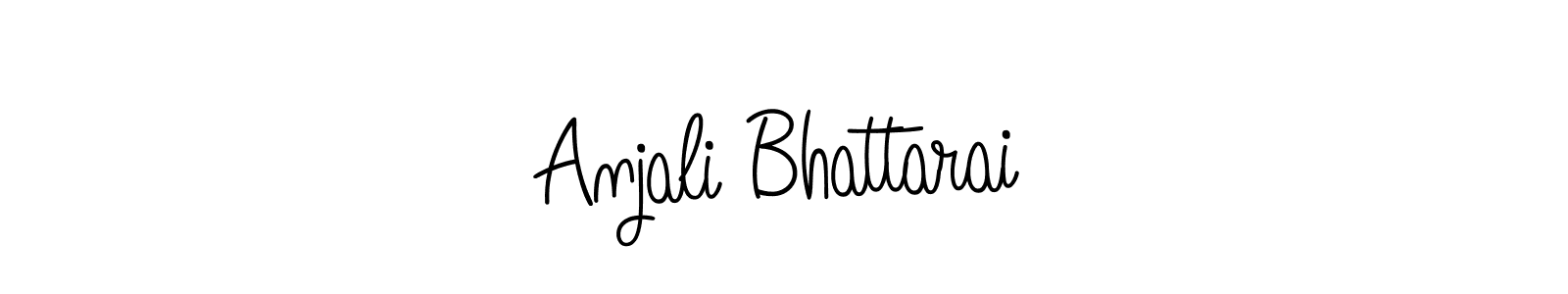 How to make Anjali Bhattarai name signature. Use Angelique-Rose-font-FFP style for creating short signs online. This is the latest handwritten sign. Anjali Bhattarai signature style 5 images and pictures png