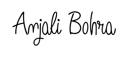 A stylish, flowing autograph style designed for name Anjali Bohra using Angelique-Rose-font-FFP typography. Perfect for digital creative projects. Anjali Bohra signature style 5 images and pictures png