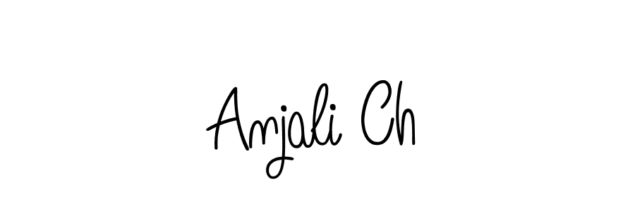 Make a beautiful signature design for name Anjali Ch. Use this online signature maker to create a handwritten signature for free. Anjali Ch signature style 5 images and pictures png