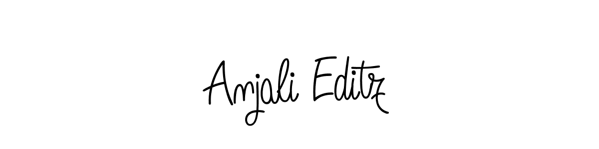This is the best signature style for the Anjali Editz name. Also you like these signature font (Angelique-Rose-font-FFP). Mix name signature. Anjali Editz signature style 5 images and pictures png