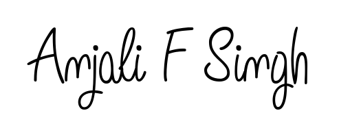 Create an unforgettable impression when signing with Anjali F Singh name styled in Angelique-Rose-font-FFP typography. 100% free online generator. Anjali F Singh signature style 5 images and pictures png