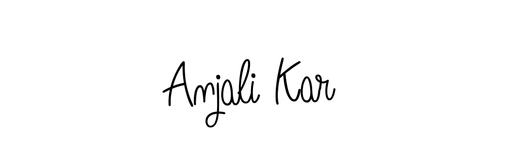 Also we have Anjali Kar name is the best signature style. Create professional handwritten signature collection using Angelique-Rose-font-FFP autograph style. Anjali Kar signature style 5 images and pictures png