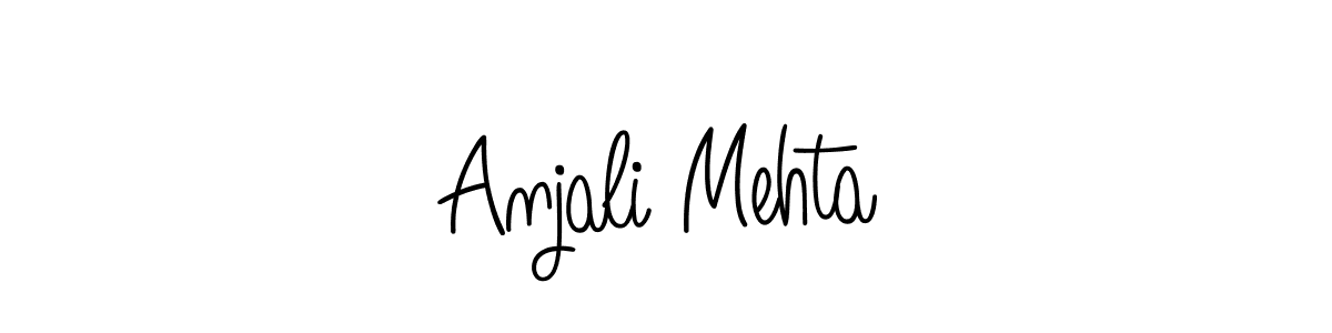 Make a beautiful signature design for name Anjali Mehta. Use this online signature maker to create a handwritten signature for free. Anjali Mehta signature style 5 images and pictures png