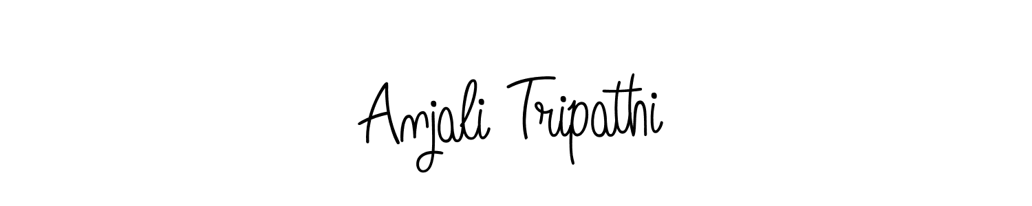 Also we have Anjali Tripathi name is the best signature style. Create professional handwritten signature collection using Angelique-Rose-font-FFP autograph style. Anjali Tripathi signature style 5 images and pictures png