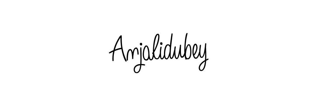 Also we have Anjalidubey name is the best signature style. Create professional handwritten signature collection using Angelique-Rose-font-FFP autograph style. Anjalidubey signature style 5 images and pictures png
