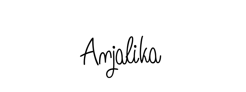 How to make Anjalika signature? Angelique-Rose-font-FFP is a professional autograph style. Create handwritten signature for Anjalika name. Anjalika signature style 5 images and pictures png