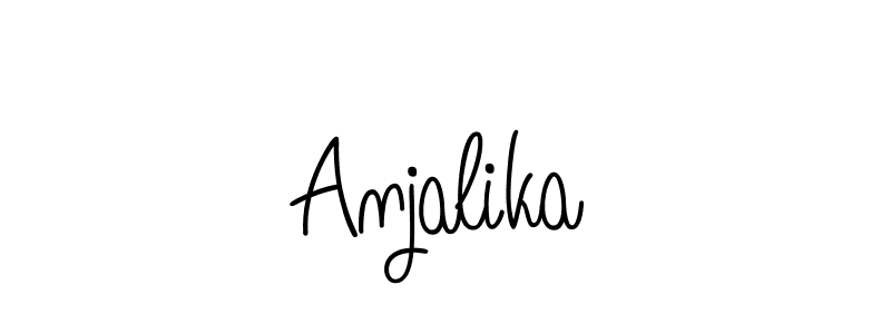 if you are searching for the best signature style for your name Anjalika. so please give up your signature search. here we have designed multiple signature styles  using Angelique-Rose-font-FFP. Anjalika signature style 5 images and pictures png