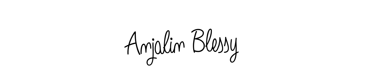 It looks lik you need a new signature style for name Anjalin Blessy. Design unique handwritten (Angelique-Rose-font-FFP) signature with our free signature maker in just a few clicks. Anjalin Blessy signature style 5 images and pictures png