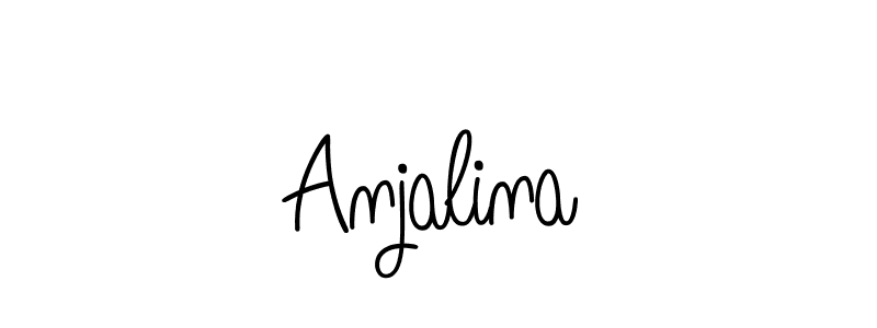 Best and Professional Signature Style for Anjalina. Angelique-Rose-font-FFP Best Signature Style Collection. Anjalina signature style 5 images and pictures png