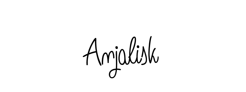 Best and Professional Signature Style for Anjalisk. Angelique-Rose-font-FFP Best Signature Style Collection. Anjalisk signature style 5 images and pictures png