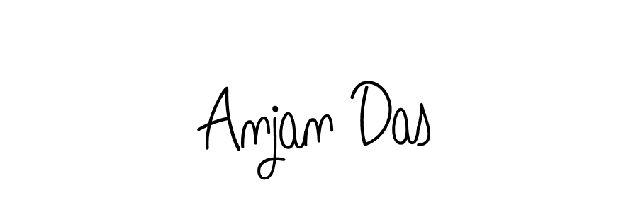 Use a signature maker to create a handwritten signature online. With this signature software, you can design (Angelique-Rose-font-FFP) your own signature for name Anjan Das. Anjan Das signature style 5 images and pictures png