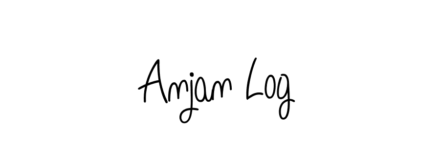 Create a beautiful signature design for name Anjan Log. With this signature (Angelique-Rose-font-FFP) fonts, you can make a handwritten signature for free. Anjan Log signature style 5 images and pictures png