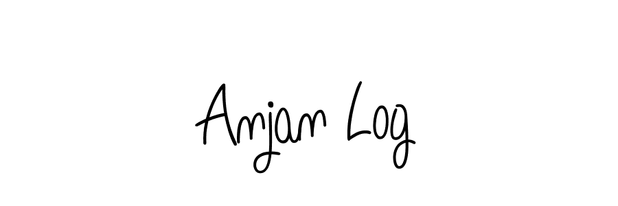 Create a beautiful signature design for name Anjan Log. With this signature (Angelique-Rose-font-FFP) fonts, you can make a handwritten signature for free. Anjan Log signature style 5 images and pictures png