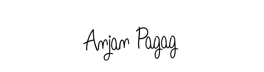 Make a beautiful signature design for name Anjan Pagag. Use this online signature maker to create a handwritten signature for free. Anjan Pagag signature style 5 images and pictures png