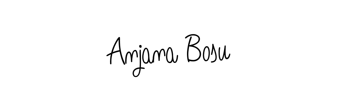 Also we have Anjana Bosu name is the best signature style. Create professional handwritten signature collection using Angelique-Rose-font-FFP autograph style. Anjana Bosu signature style 5 images and pictures png