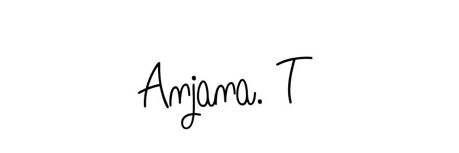 Here are the top 10 professional signature styles for the name Anjana. T. These are the best autograph styles you can use for your name. Anjana. T signature style 5 images and pictures png
