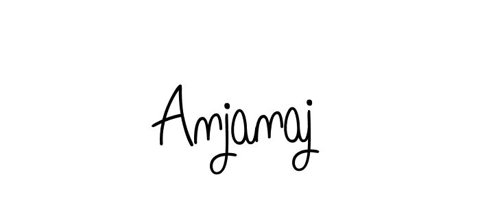 Anjanaj stylish signature style. Best Handwritten Sign (Angelique-Rose-font-FFP) for my name. Handwritten Signature Collection Ideas for my name Anjanaj. Anjanaj signature style 5 images and pictures png