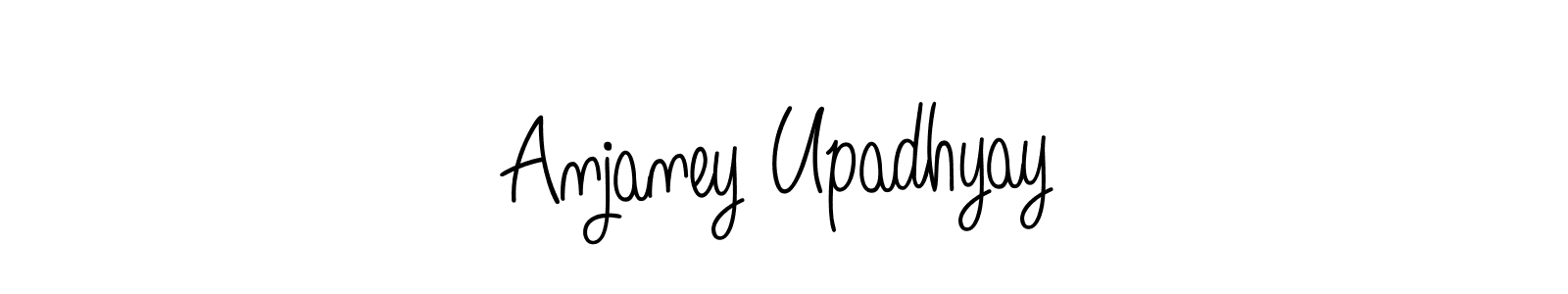 if you are searching for the best signature style for your name Anjaney Upadhyay. so please give up your signature search. here we have designed multiple signature styles  using Angelique-Rose-font-FFP. Anjaney Upadhyay signature style 5 images and pictures png