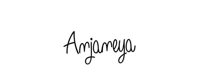 The best way (Angelique-Rose-font-FFP) to make a short signature is to pick only two or three words in your name. The name Anjaneya include a total of six letters. For converting this name. Anjaneya signature style 5 images and pictures png
