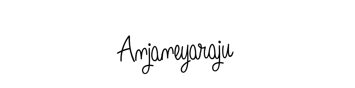 How to make Anjaneyaraju name signature. Use Angelique-Rose-font-FFP style for creating short signs online. This is the latest handwritten sign. Anjaneyaraju signature style 5 images and pictures png
