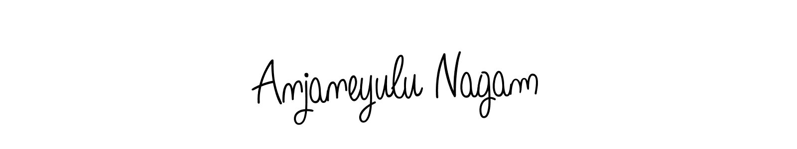 Anjaneyulu Nagam stylish signature style. Best Handwritten Sign (Angelique-Rose-font-FFP) for my name. Handwritten Signature Collection Ideas for my name Anjaneyulu Nagam. Anjaneyulu Nagam signature style 5 images and pictures png