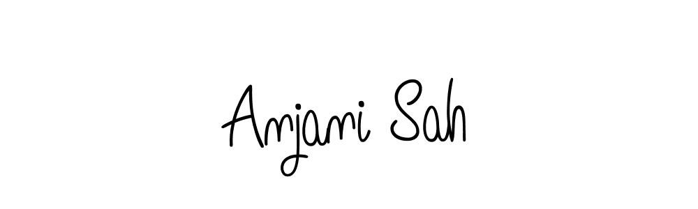 Make a beautiful signature design for name Anjani Sah. Use this online signature maker to create a handwritten signature for free. Anjani Sah signature style 5 images and pictures png