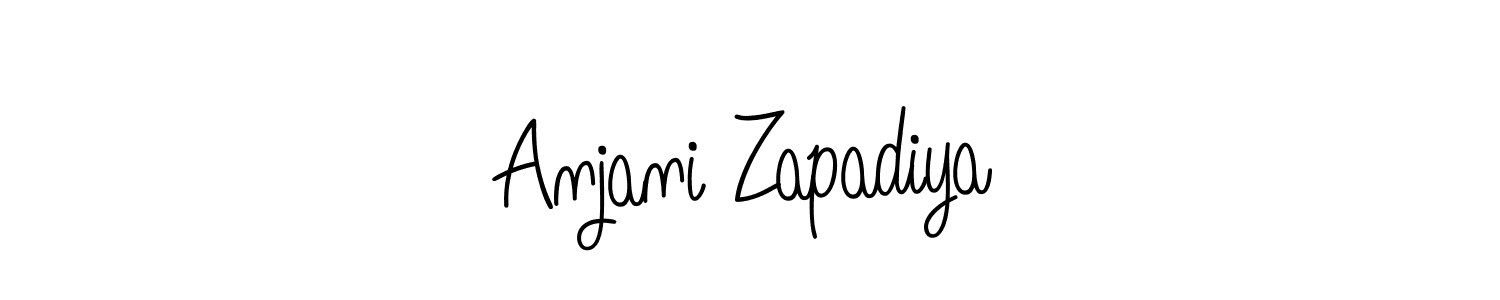 Best and Professional Signature Style for Anjani Zapadiya. Angelique-Rose-font-FFP Best Signature Style Collection. Anjani Zapadiya signature style 5 images and pictures png