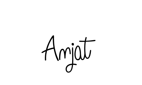 Make a beautiful signature design for name Anjat. Use this online signature maker to create a handwritten signature for free. Anjat signature style 5 images and pictures png