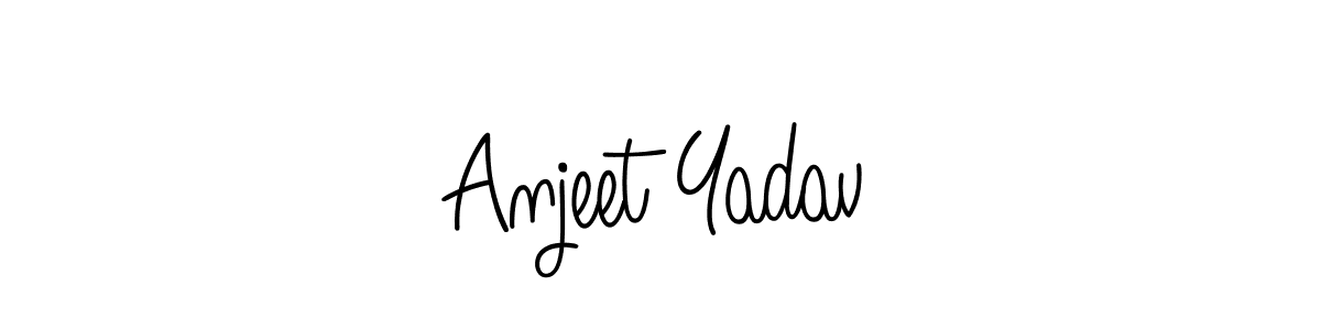 Make a beautiful signature design for name Anjeet Yadav. Use this online signature maker to create a handwritten signature for free. Anjeet Yadav signature style 5 images and pictures png