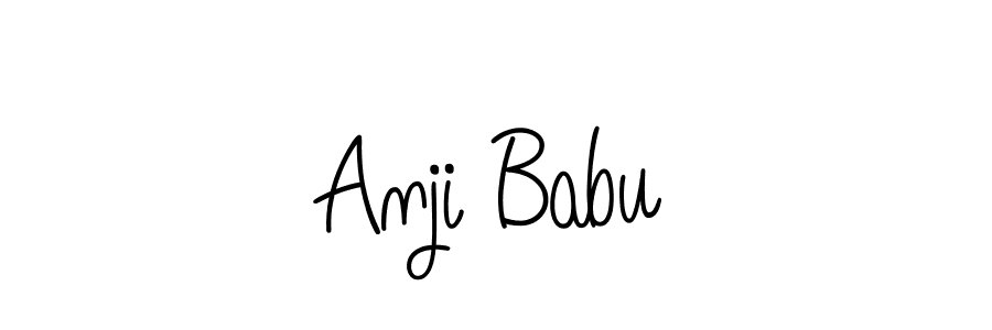 You can use this online signature creator to create a handwritten signature for the name Anji Babu. This is the best online autograph maker. Anji Babu signature style 5 images and pictures png
