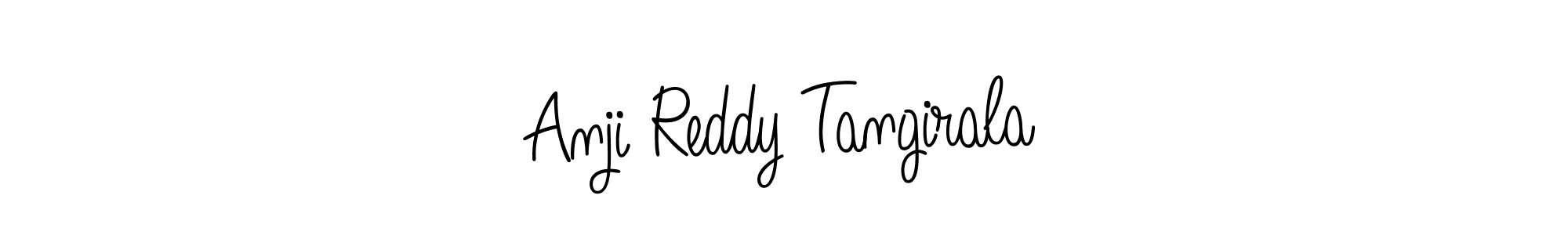 Anji Reddy Tangirala stylish signature style. Best Handwritten Sign (Angelique-Rose-font-FFP) for my name. Handwritten Signature Collection Ideas for my name Anji Reddy Tangirala. Anji Reddy Tangirala signature style 5 images and pictures png