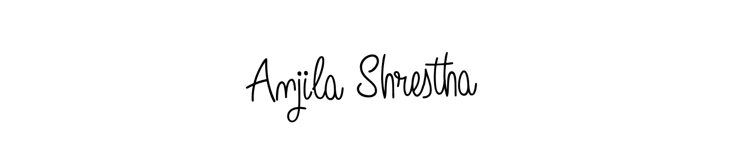 Make a beautiful signature design for name Anjila Shrestha. Use this online signature maker to create a handwritten signature for free. Anjila Shrestha signature style 5 images and pictures png