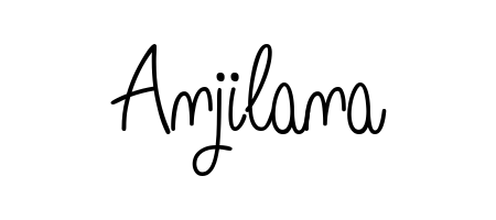 Anjilana stylish signature style. Best Handwritten Sign (Angelique-Rose-font-FFP) for my name. Handwritten Signature Collection Ideas for my name Anjilana. Anjilana signature style 5 images and pictures png