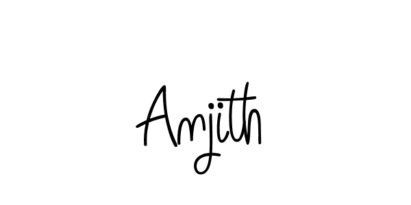 How to make Anjith signature? Angelique-Rose-font-FFP is a professional autograph style. Create handwritten signature for Anjith name. Anjith signature style 5 images and pictures png