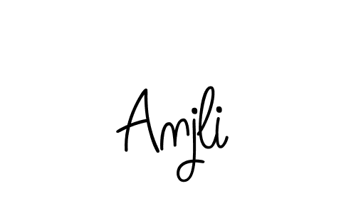 How to Draw Anjli signature style? Angelique-Rose-font-FFP is a latest design signature styles for name Anjli. Anjli signature style 5 images and pictures png