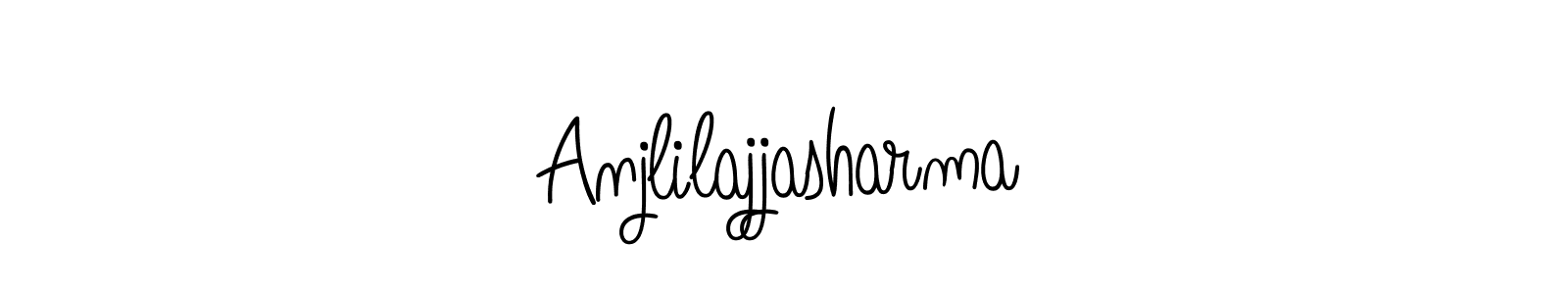 Use a signature maker to create a handwritten signature online. With this signature software, you can design (Angelique-Rose-font-FFP) your own signature for name Anjlilajjasharma. Anjlilajjasharma signature style 5 images and pictures png
